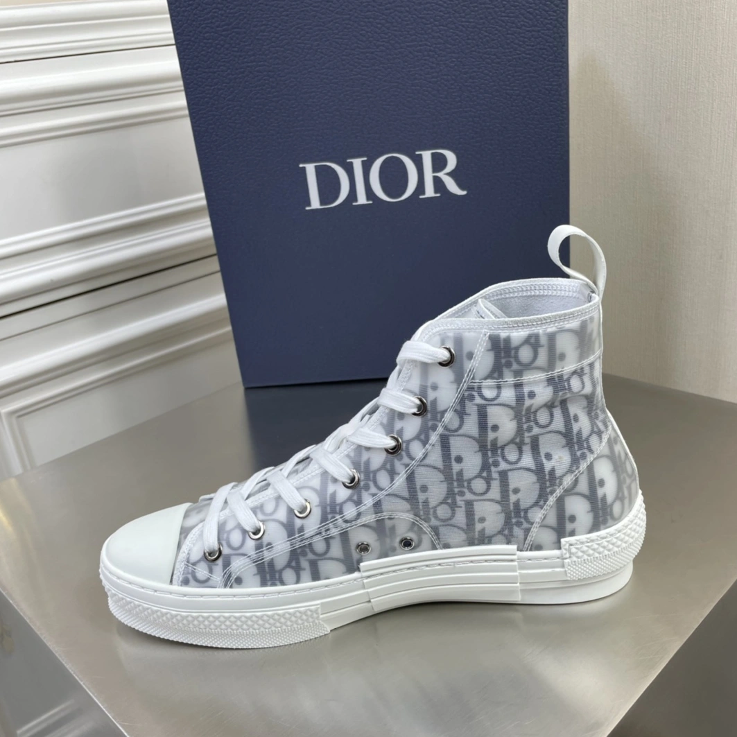 Christian Dior High Tops Shoes For Men Soft 7589