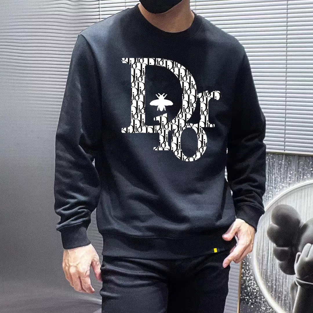 Christian Dior Hoodies Long Sleeved For Men Sleek 172
