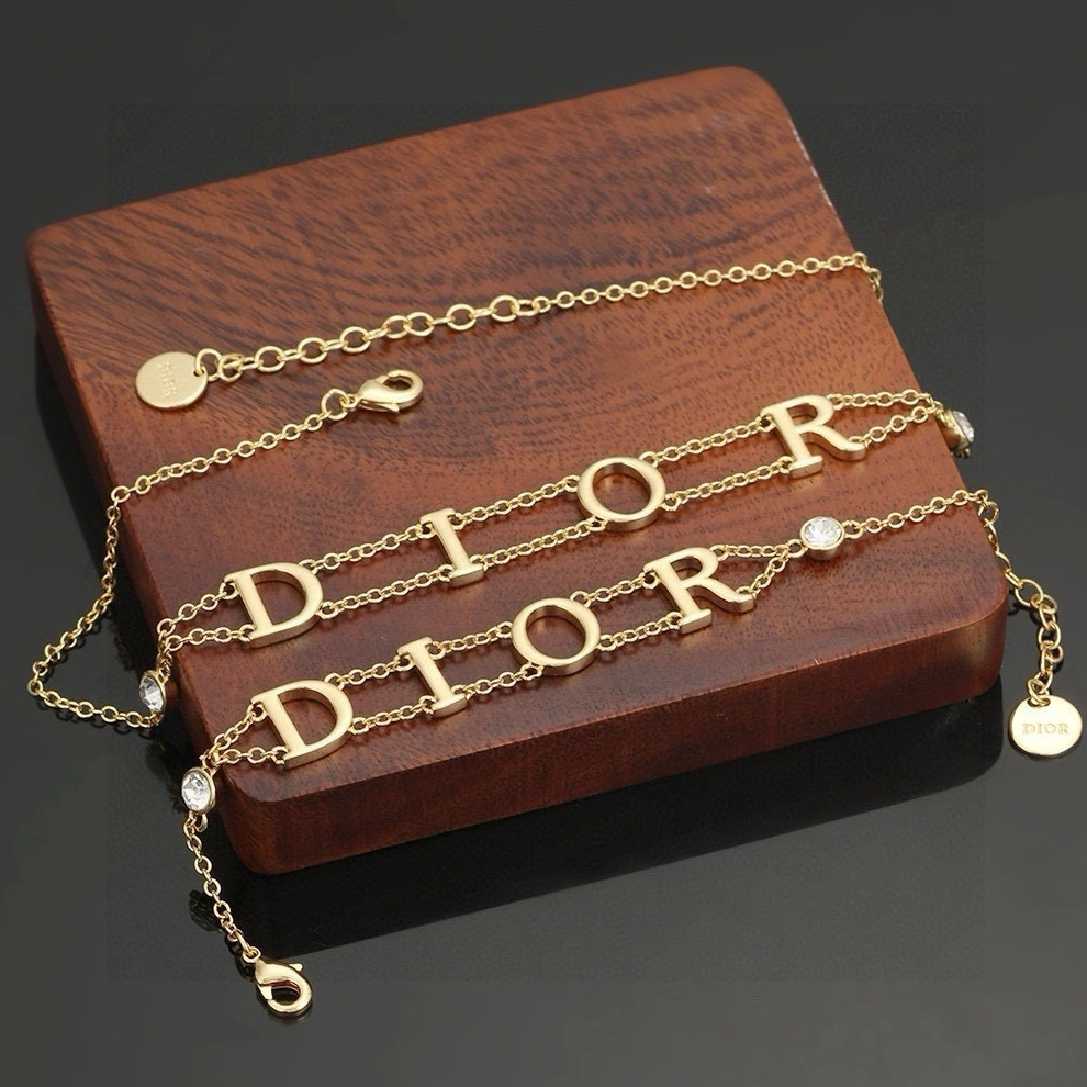 Christian Dior Jewelry Set Trendy 5558