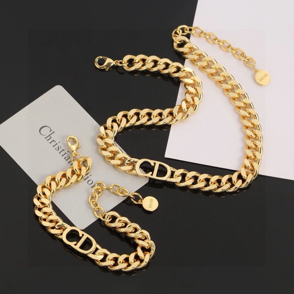 Christian Dior Jewelry Set Vibrant 8813