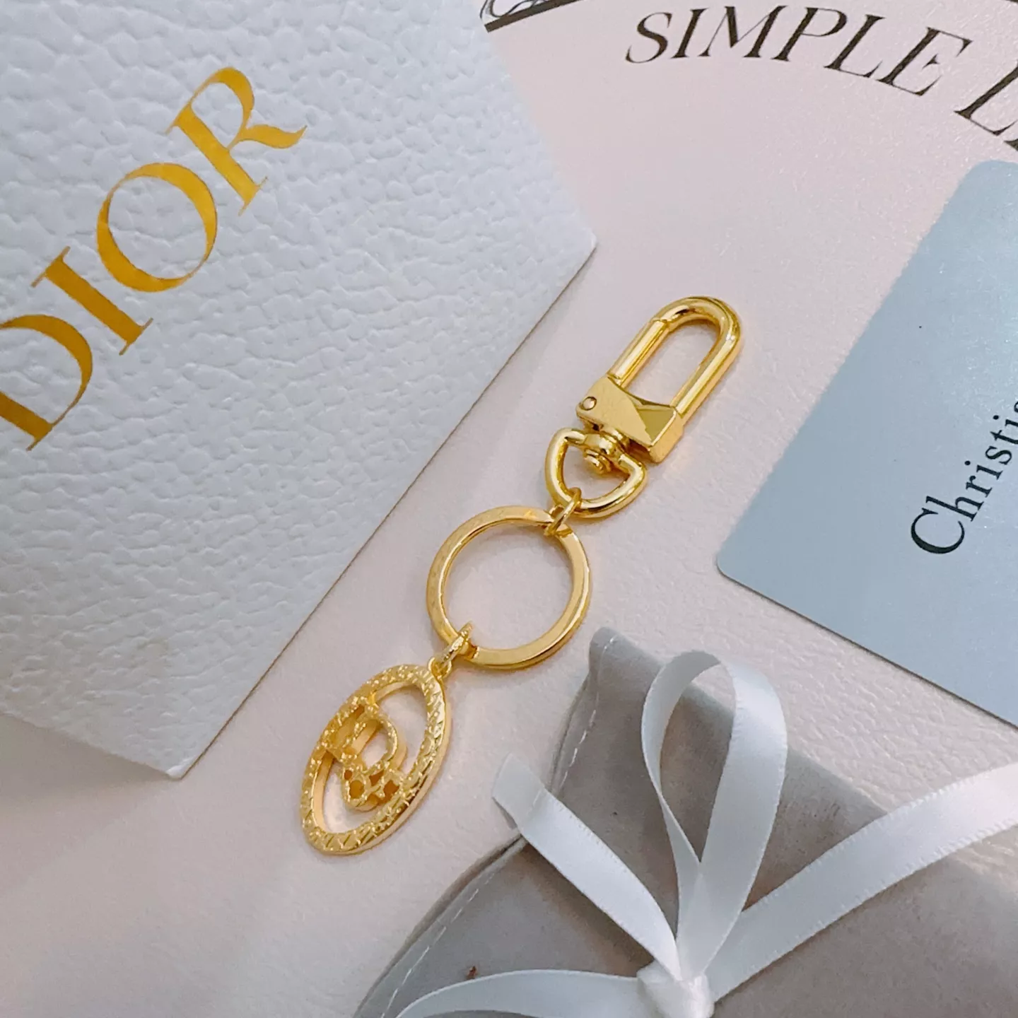 Christian Dior Key Holder And Bag Buckle Functional 8538