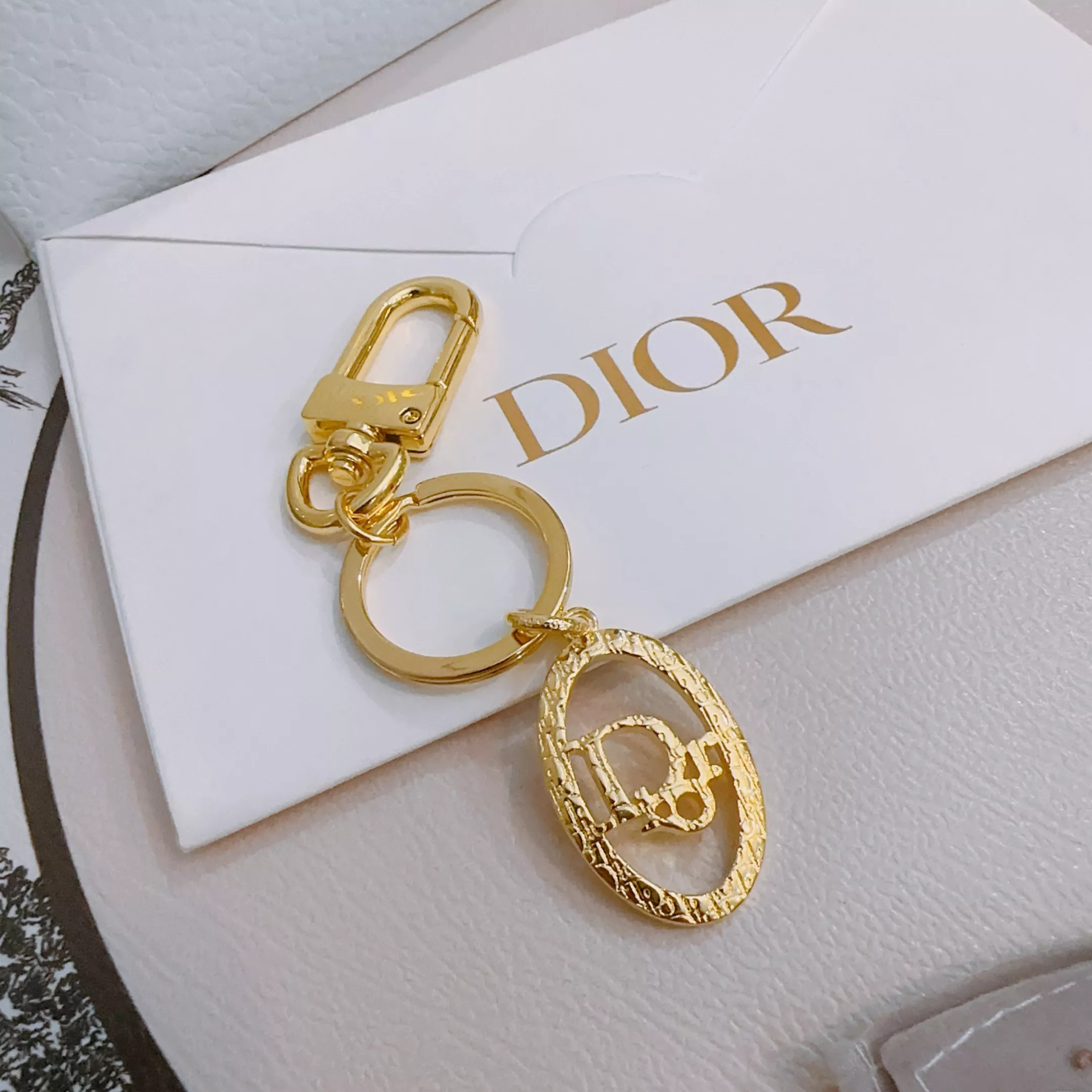 Christian Dior Key Holder And Bag Buckle Functional 8538