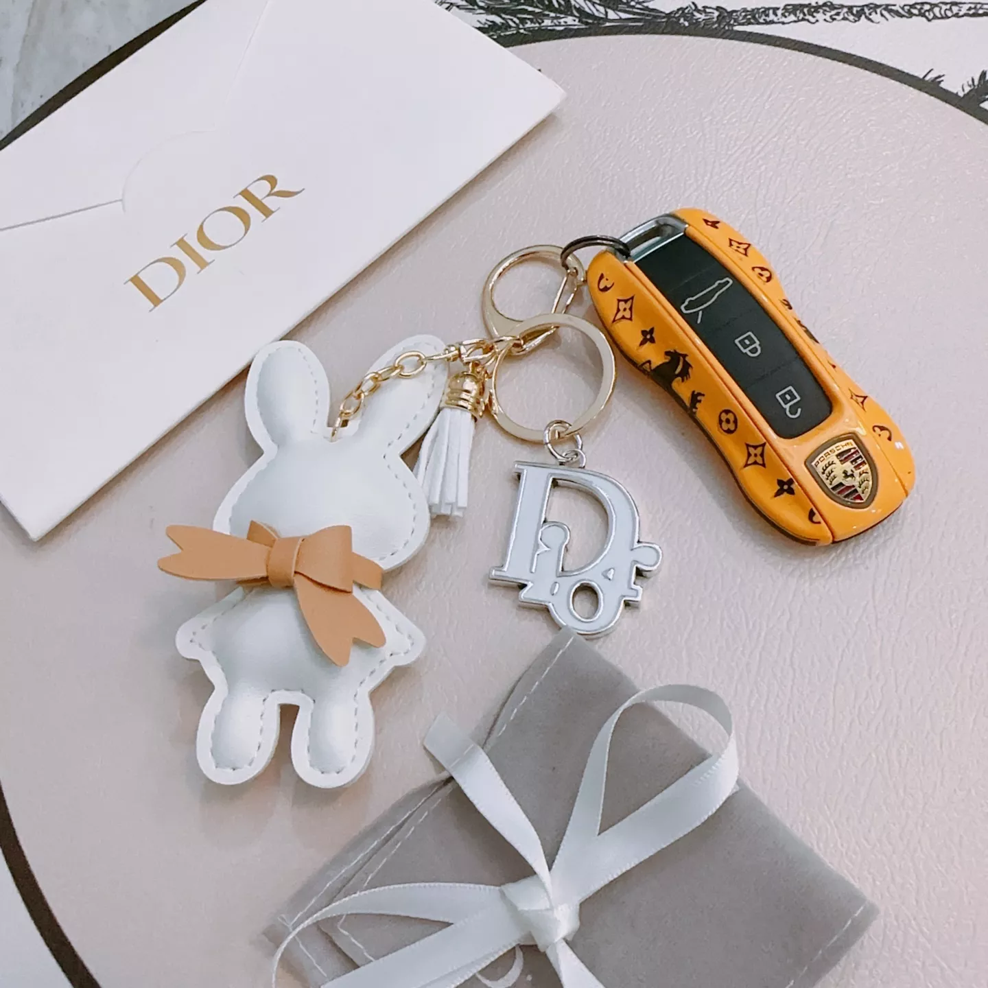 Christian Dior Key Holder And Bag Buckle NewStyle 6333