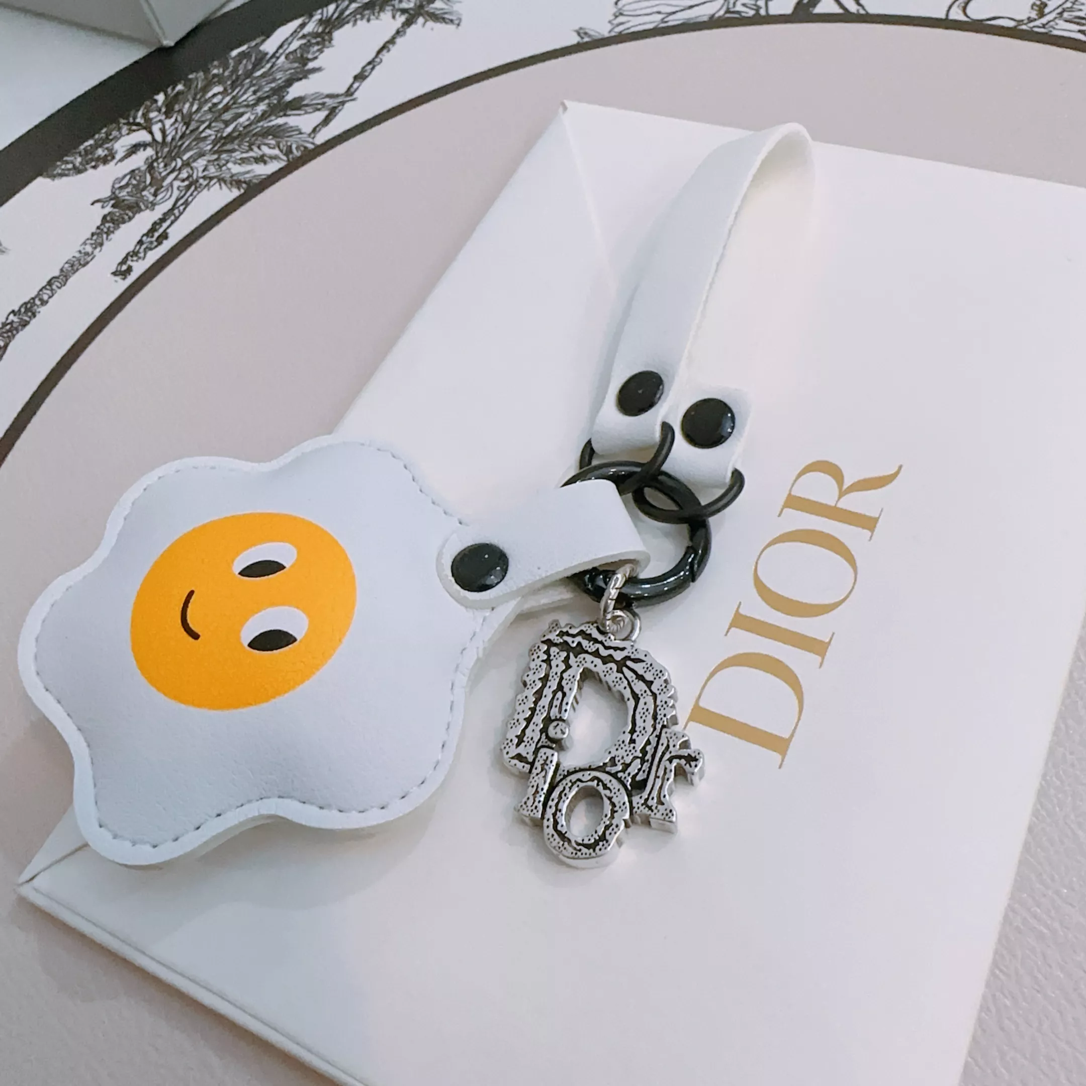 Christian Dior Key Holder And Bag Buckle Practical 4094