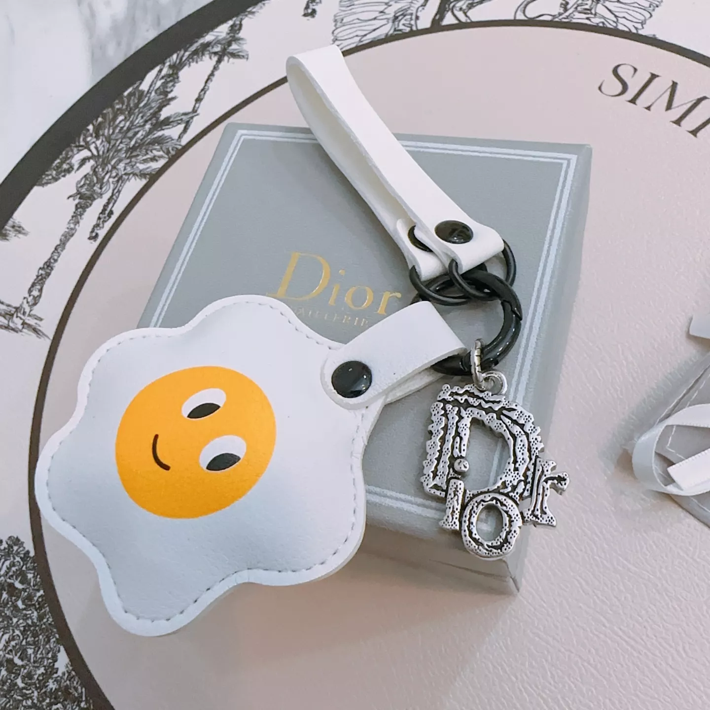 Christian Dior Key Holder And Bag Buckle Practical 4094