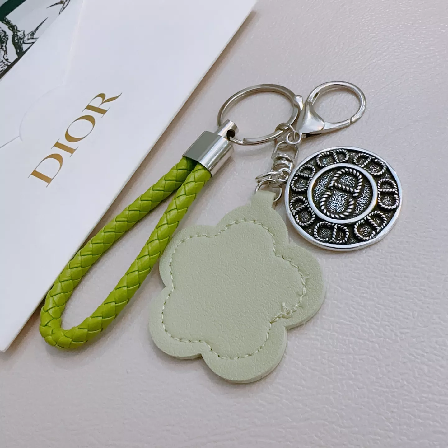 Christian Dior Key Holder And Bag Buckle Refined 7949