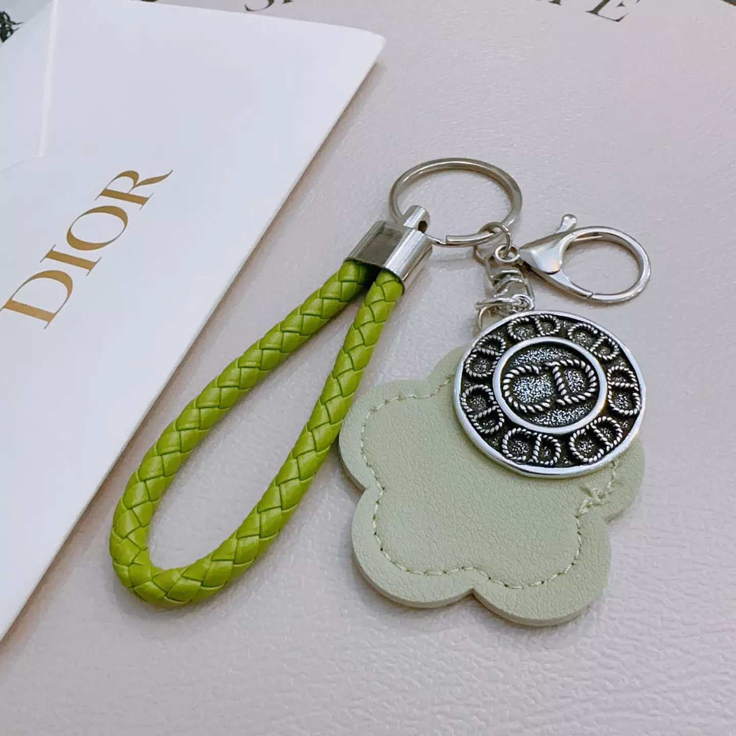 Christian Dior Key Holder And Bag Buckle Refined 7949