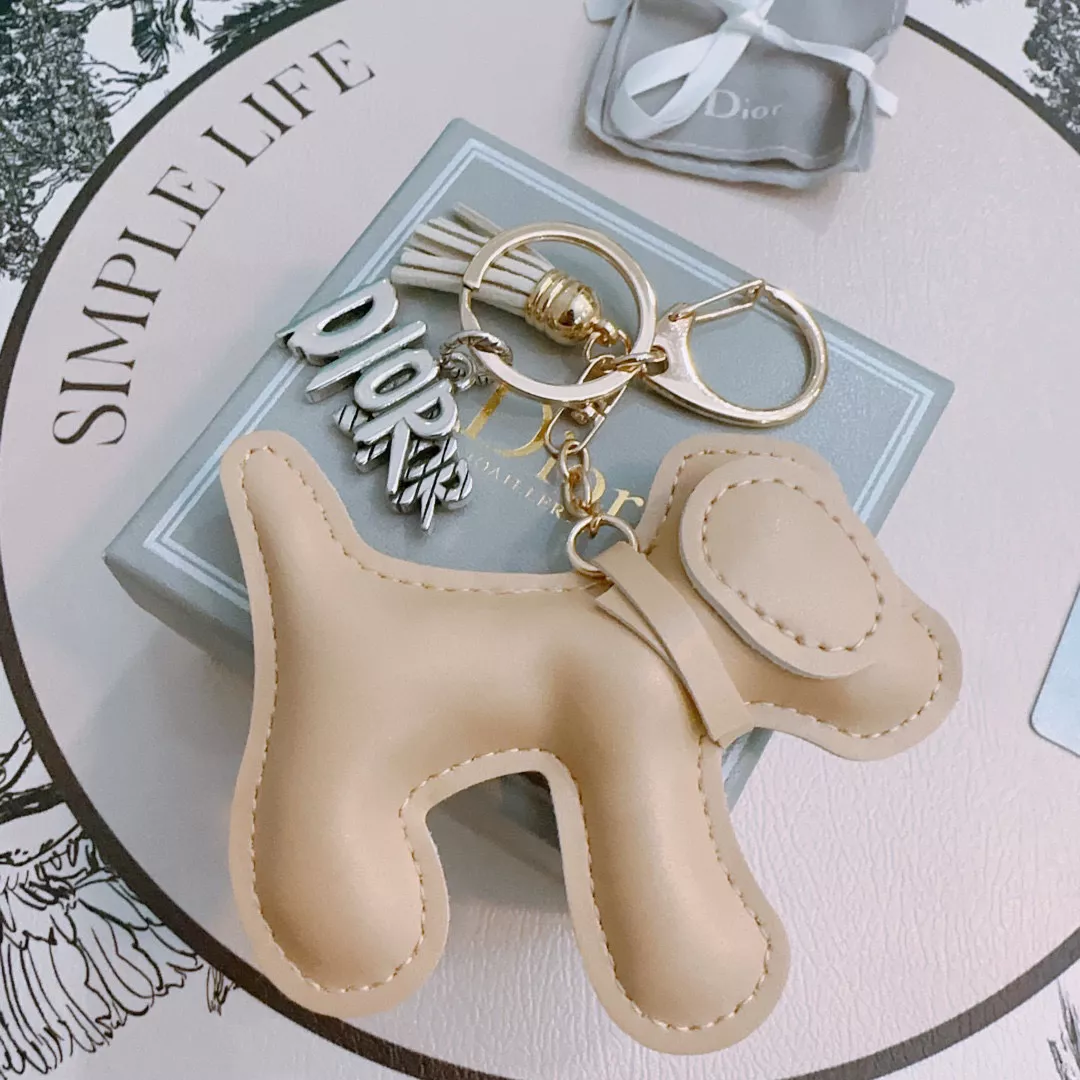 Christian Dior Key Holder And Bag Buckle Sleek 3856