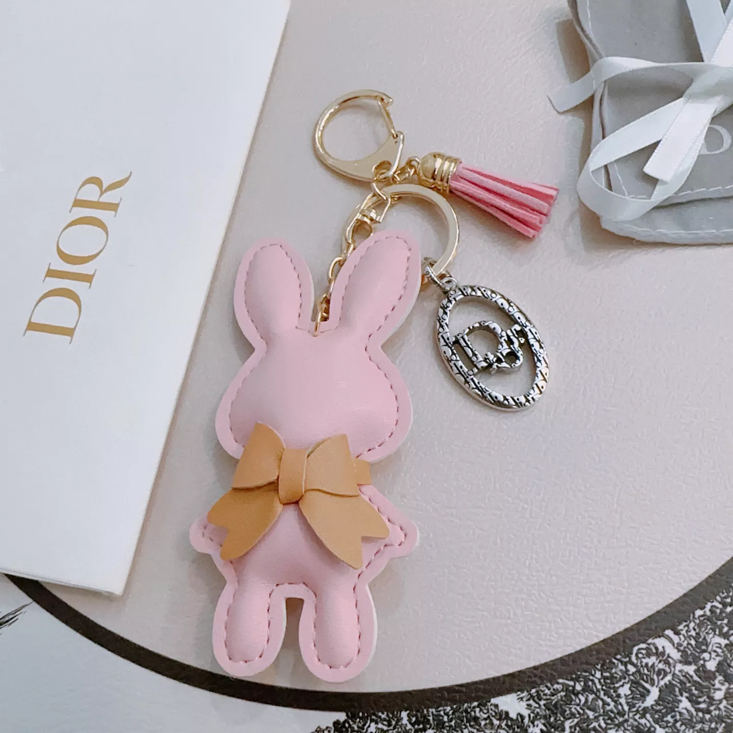 Christian Dior Key Holder And Bag Buckle Stylish 5722