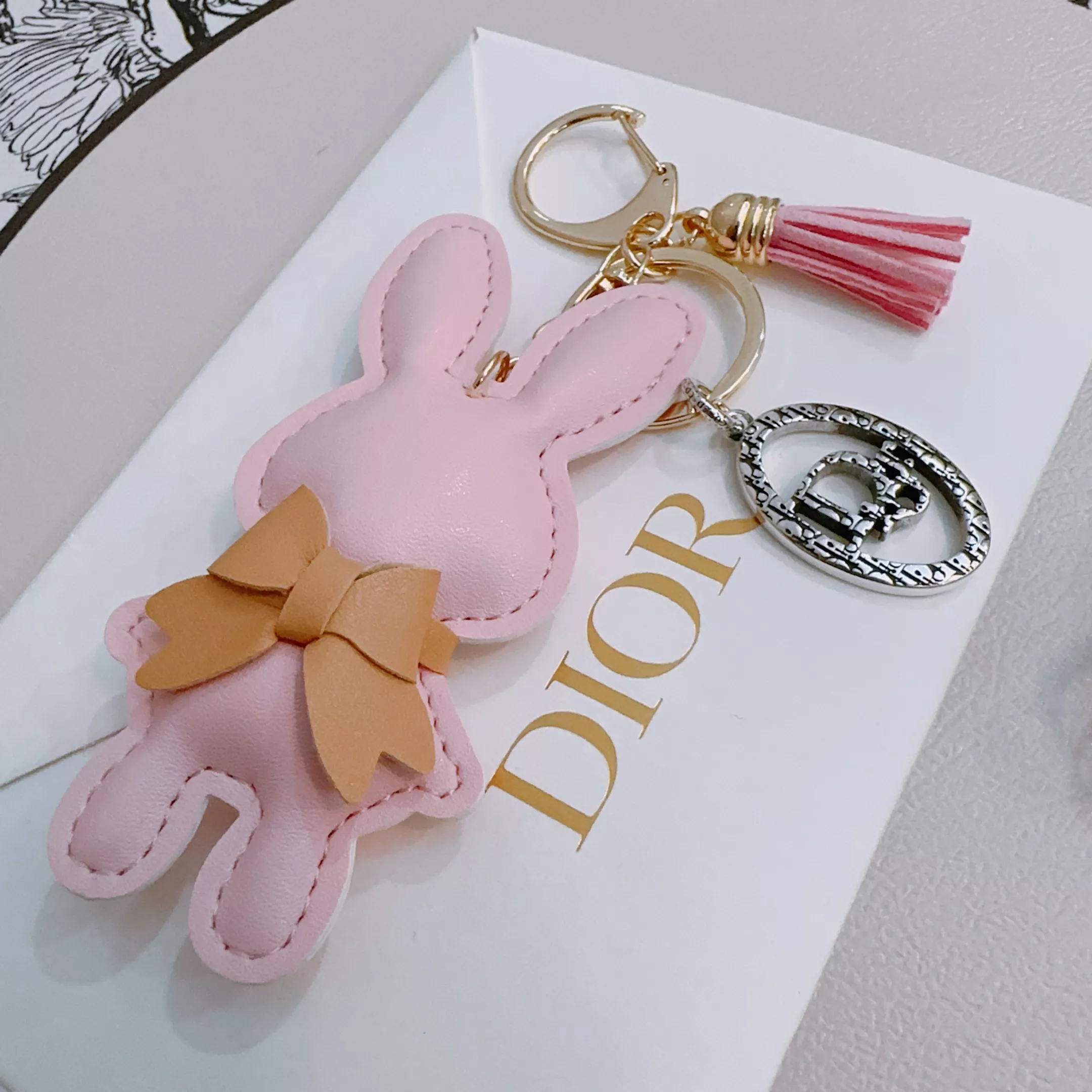 Christian Dior Key Holder And Bag Buckle Stylish 5722