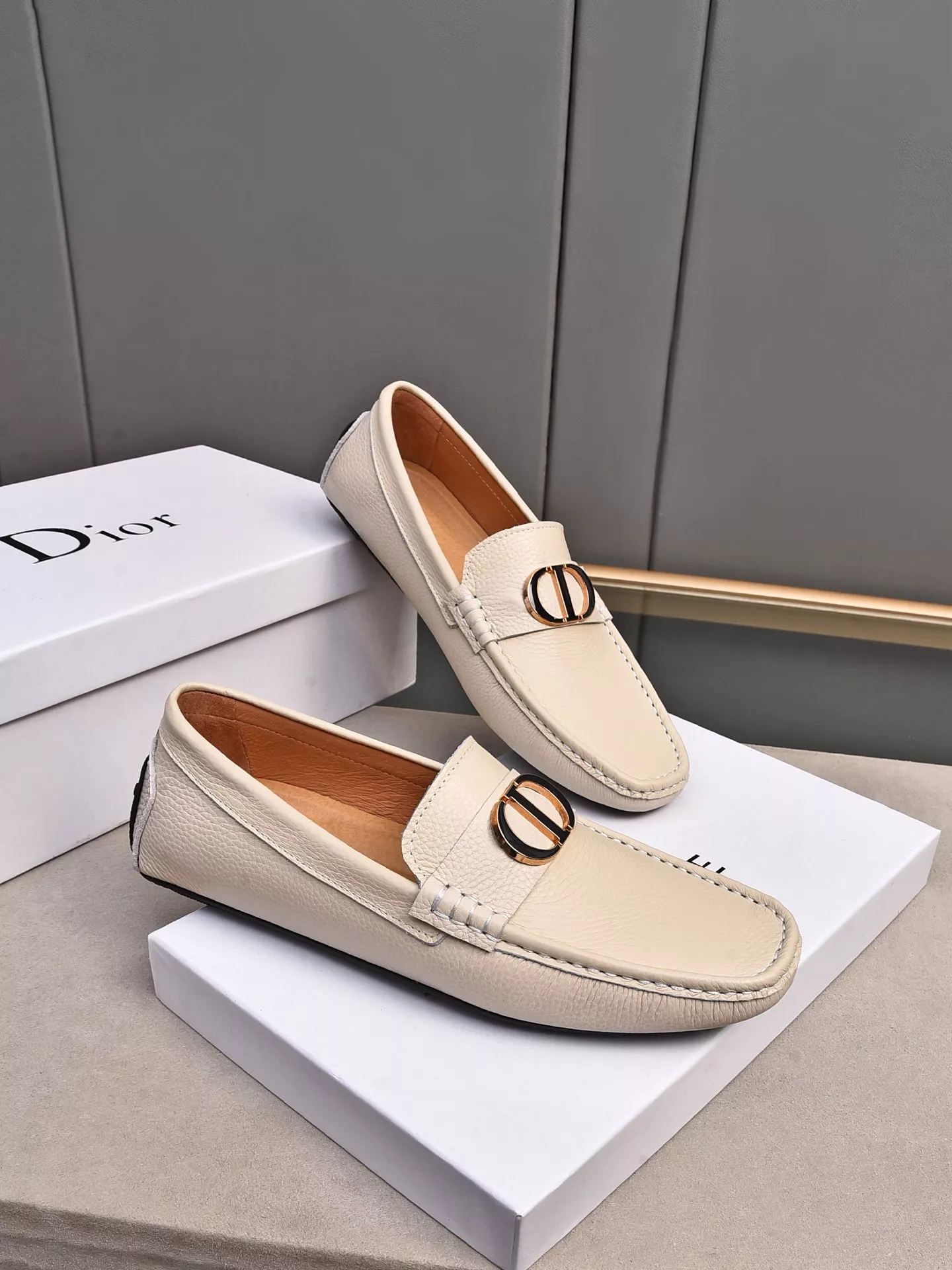 Christian Dior Leather Shoes For Men Affordable 4190