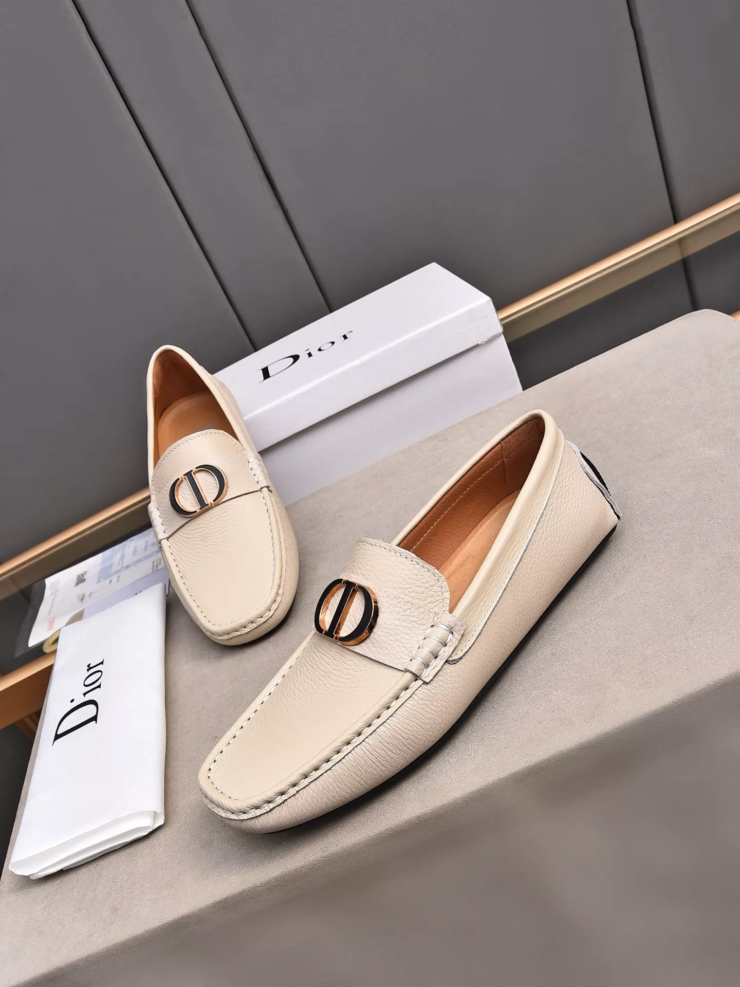 Christian Dior Leather Shoes For Men Affordable 4190
