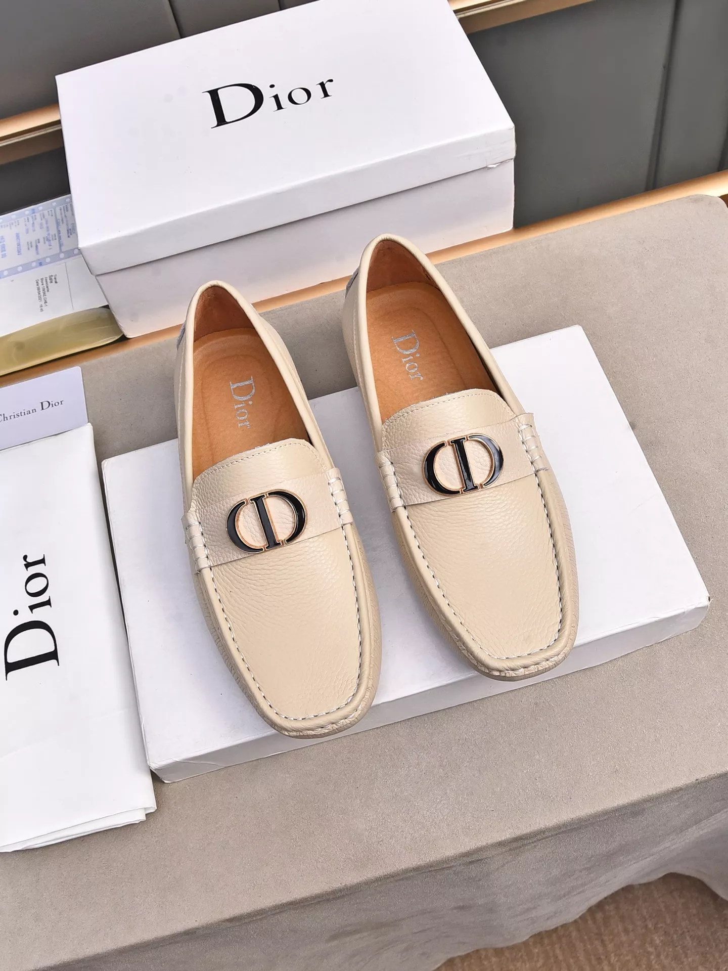 Christian Dior Leather Shoes For Men Affordable 4190