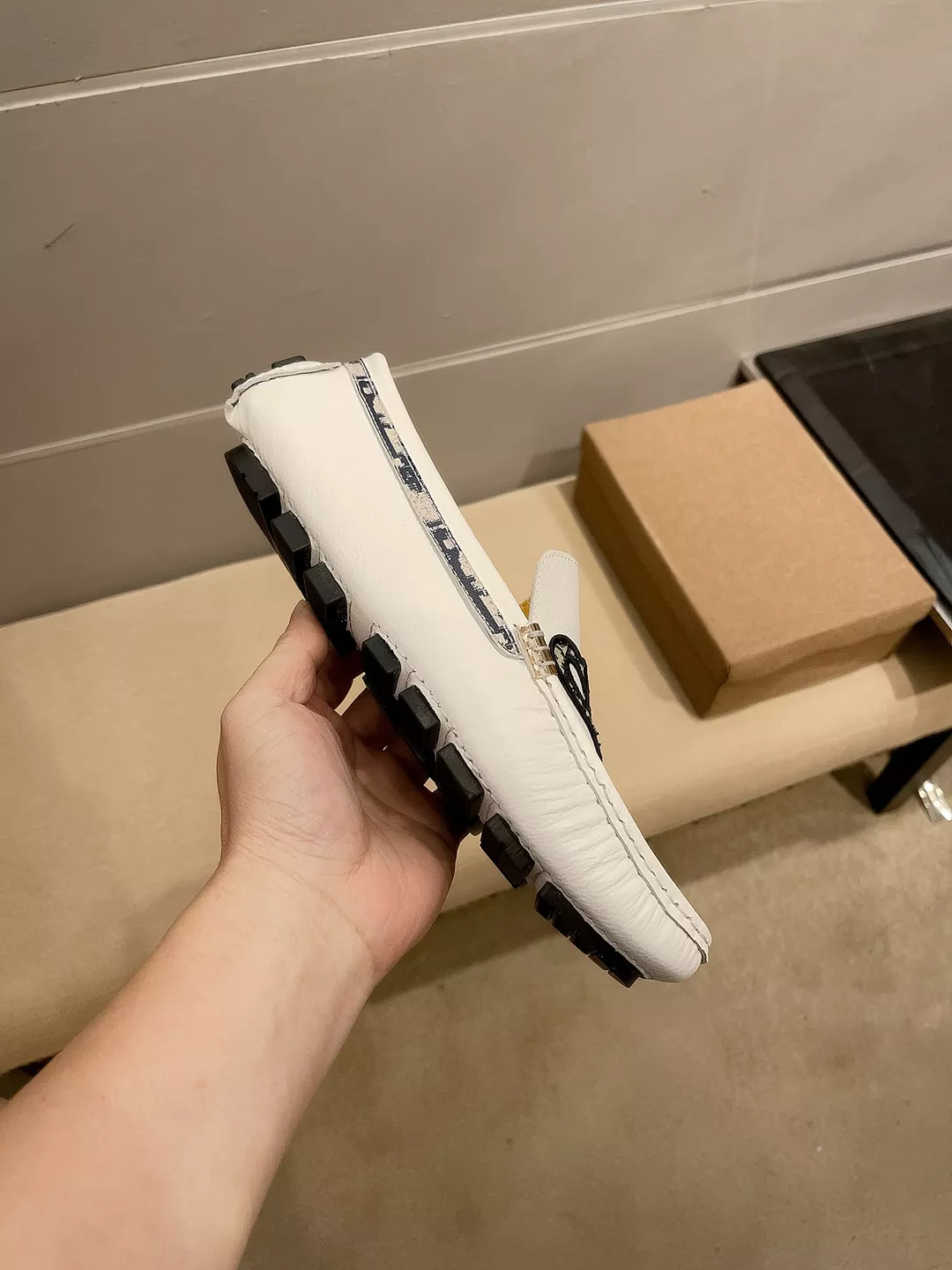 Christian Dior Leather Shoes For Men Breathable 4092