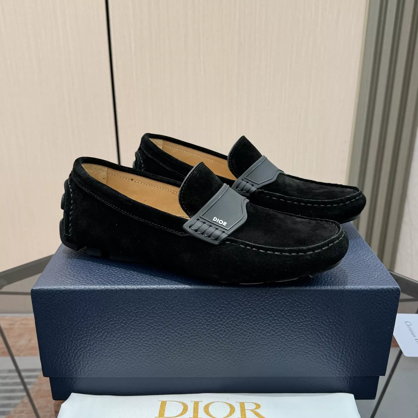 Christian Dior Leather Shoes For Men Classic 9106