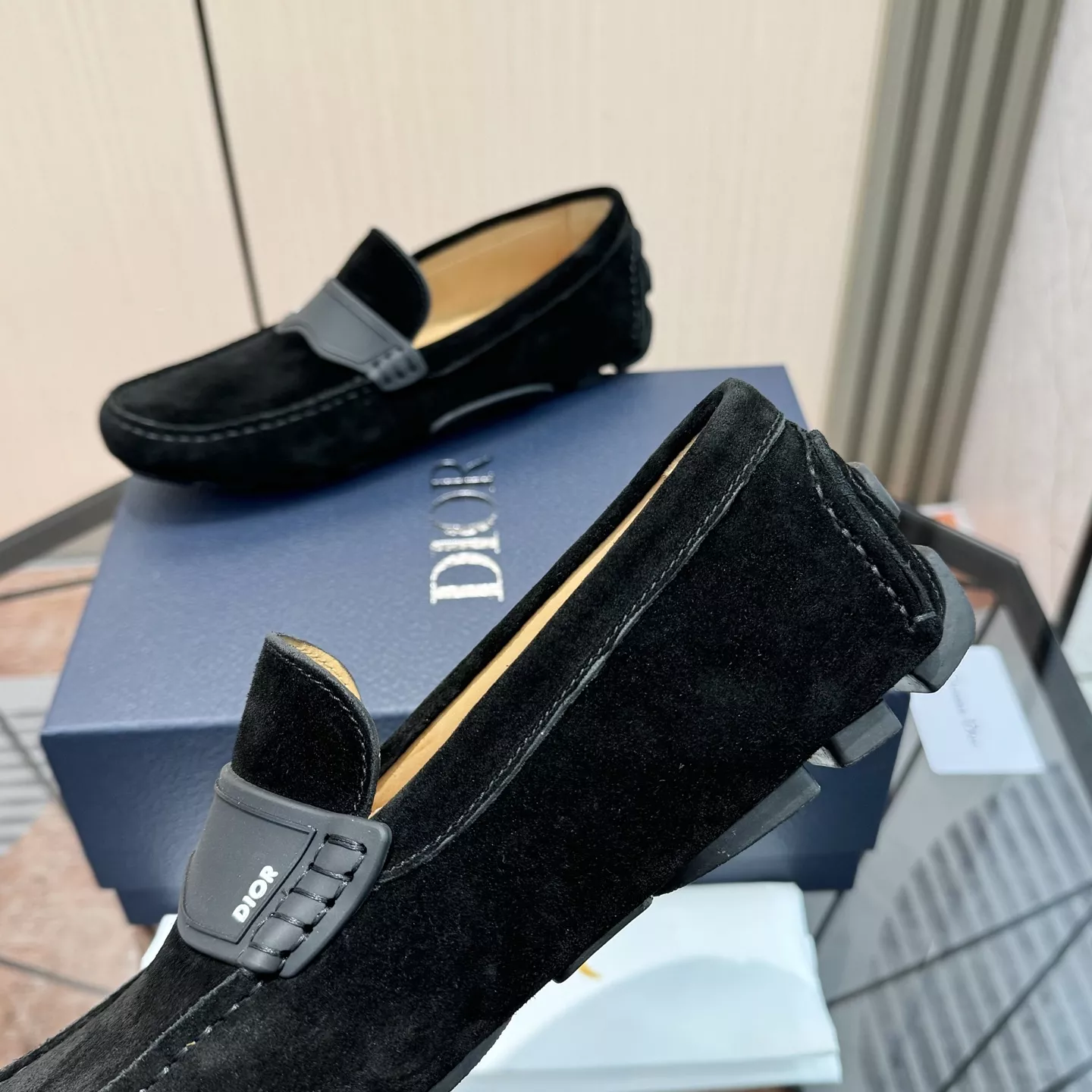 Christian Dior Leather Shoes For Men Classic 9106