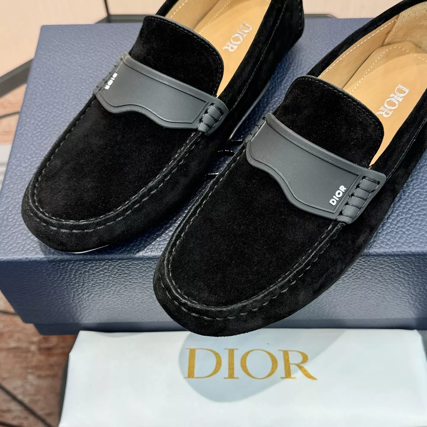 Christian Dior Leather Shoes For Men Classic 9106