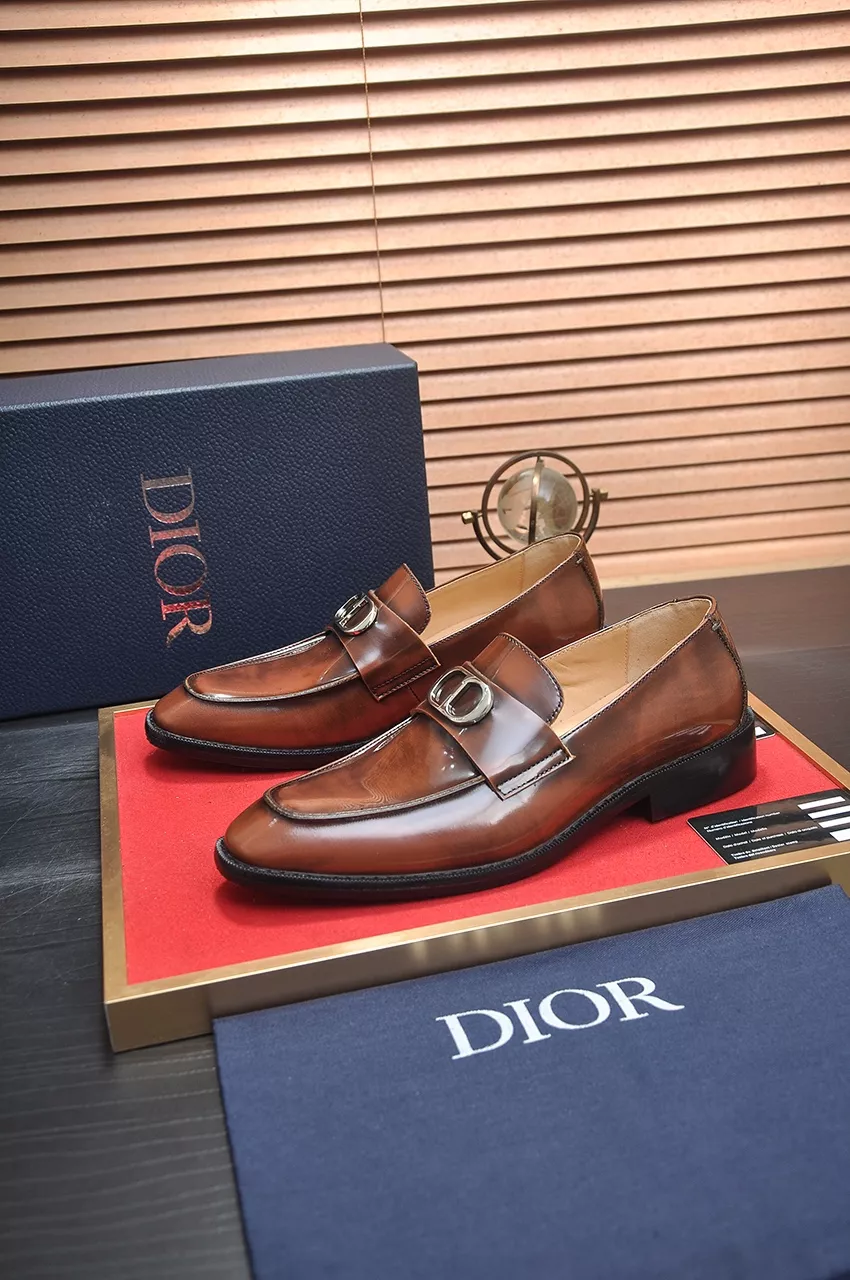 Christian Dior Leather Shoes For Men Comfortable 1855