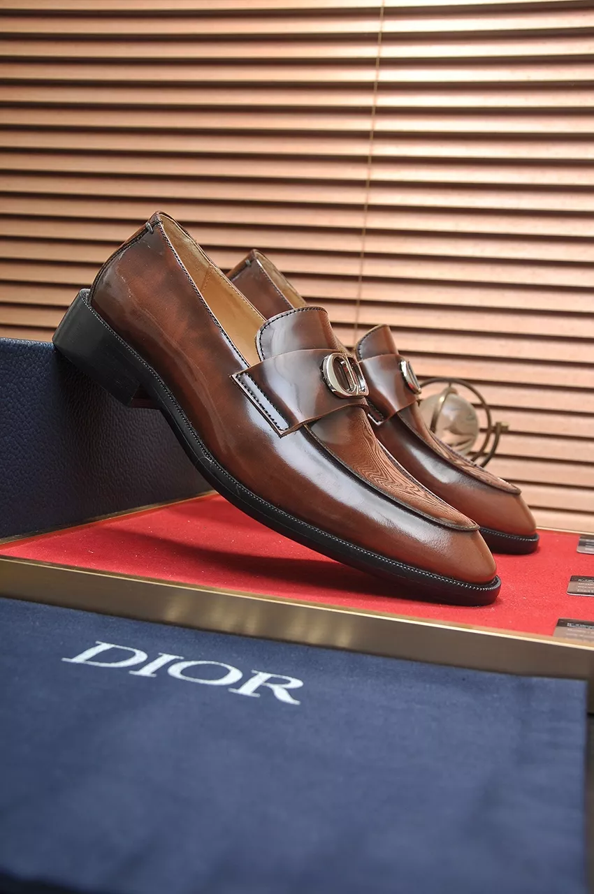 Christian Dior Leather Shoes For Men Comfortable 1855