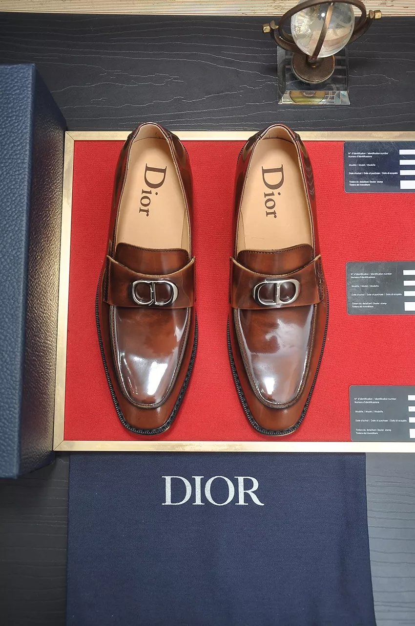Christian Dior Leather Shoes For Men Comfortable 1855