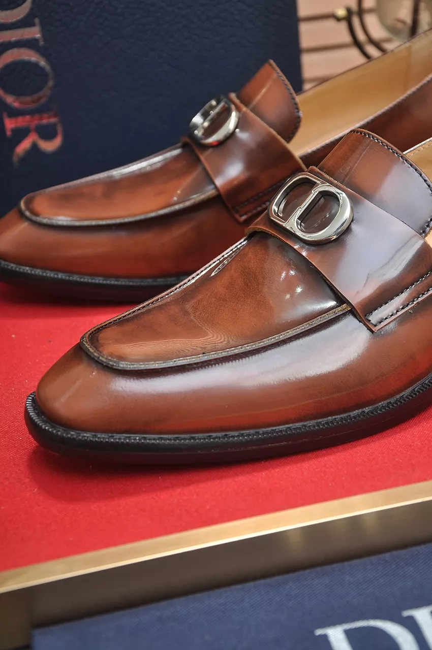 Christian Dior Leather Shoes For Men Comfortable 1855