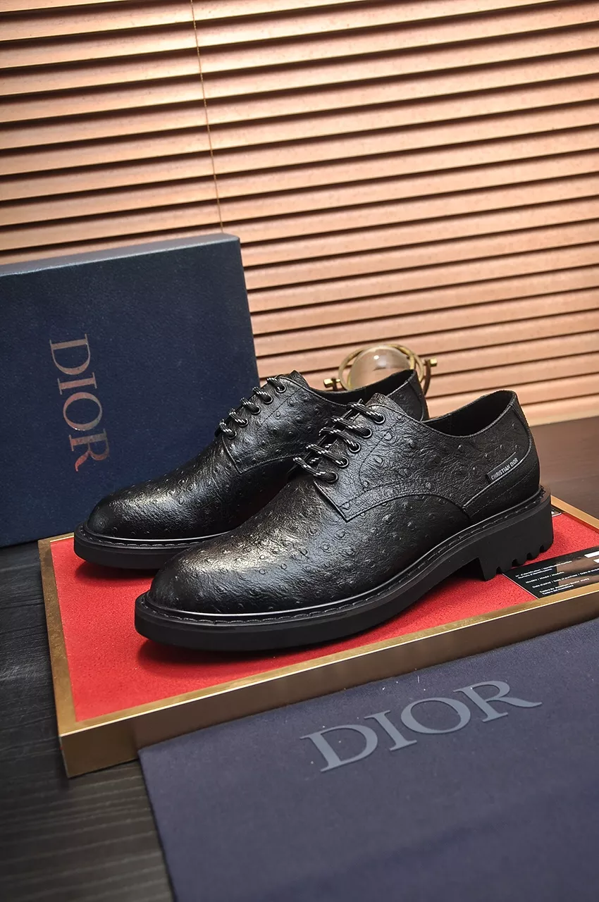 Christian Dior Leather Shoes For Men Durable 2387