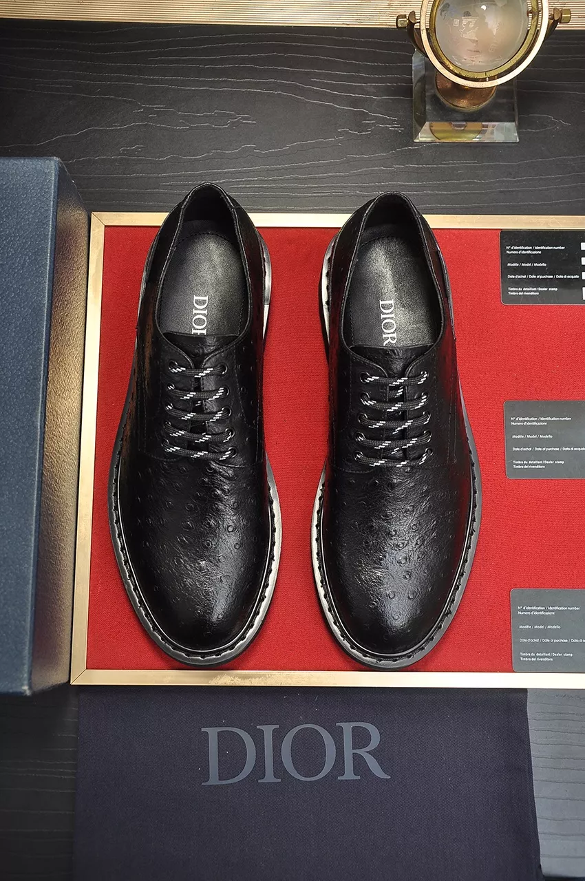 Christian Dior Leather Shoes For Men Durable 2387