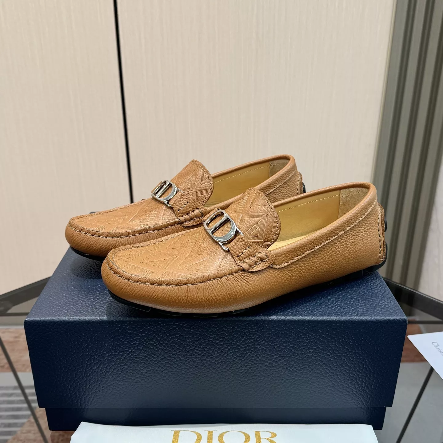 Christian Dior Leather Shoes For Men Efficient 546