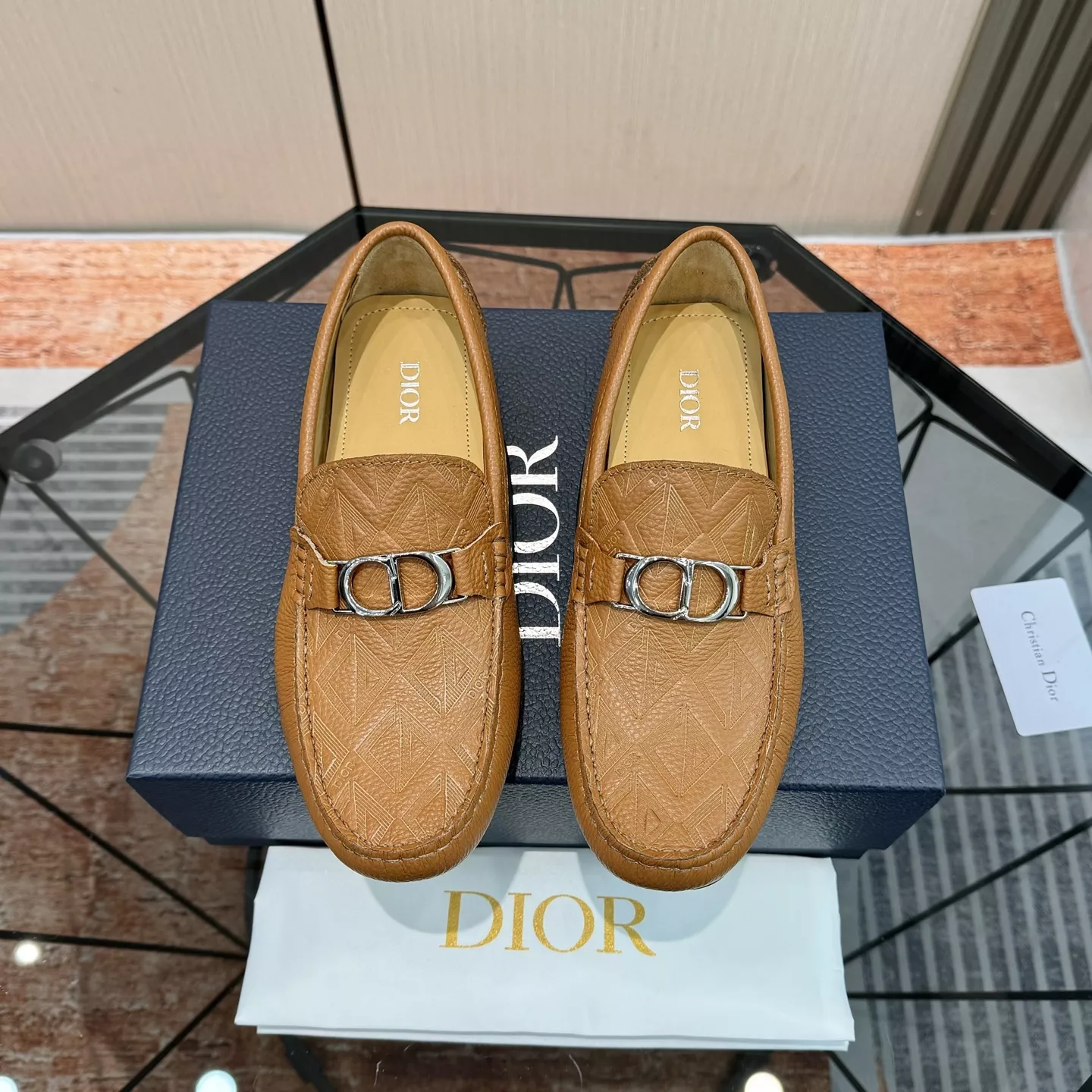 Christian Dior Leather Shoes For Men Efficient 546