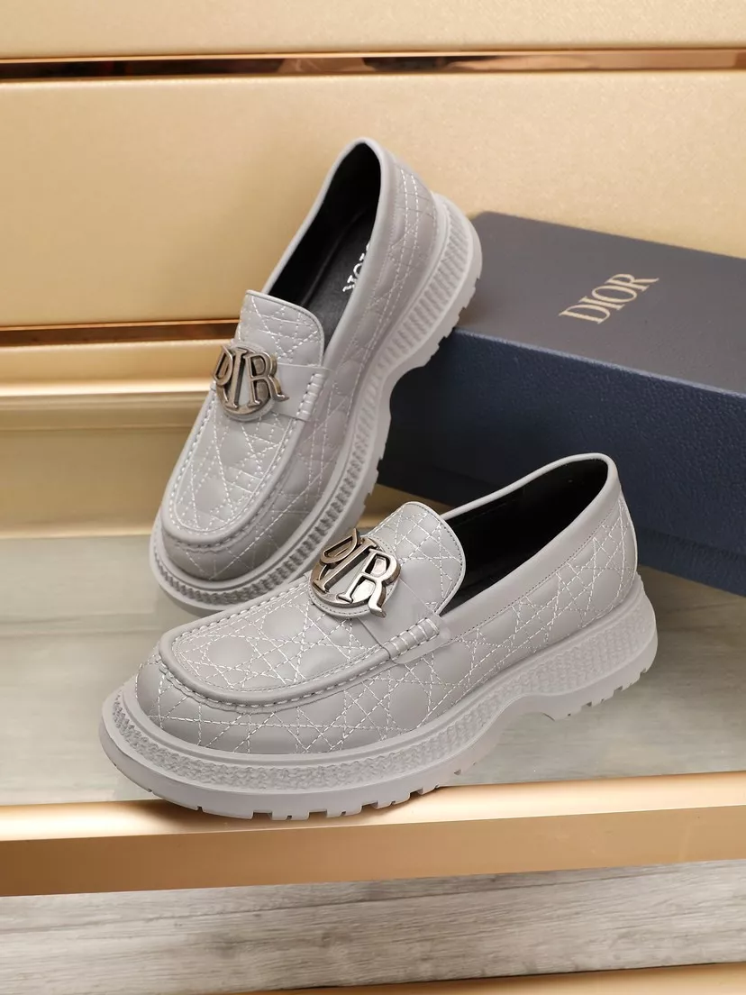Christian Dior Leather Shoes For Men EyeCatching 8007