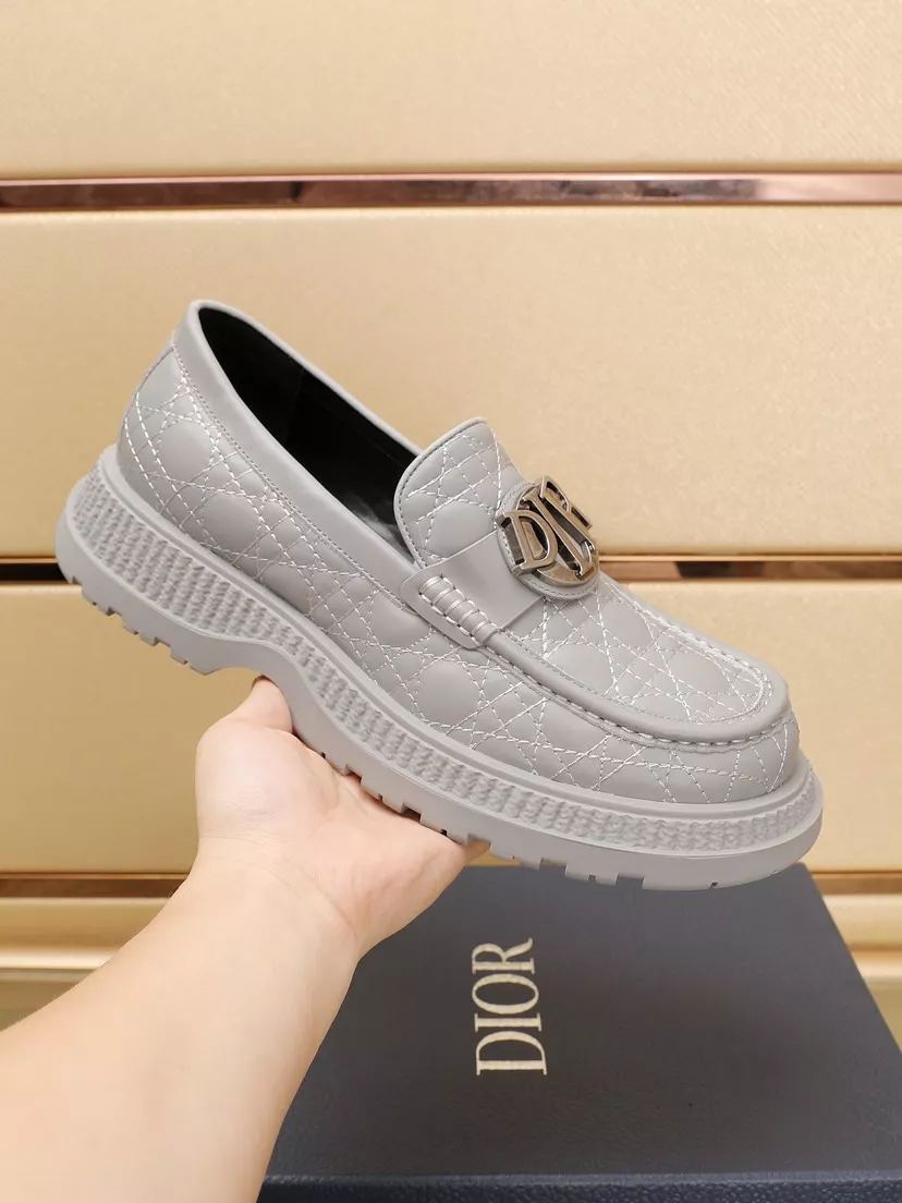 Christian Dior Leather Shoes For Men EyeCatching 8007