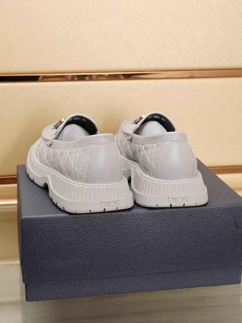 Christian Dior Leather Shoes For Men EyeCatching 8007