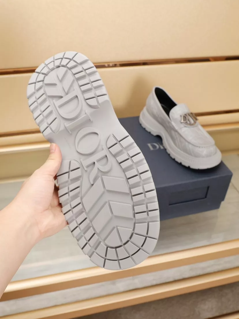 Christian Dior Leather Shoes For Men EyeCatching 8007