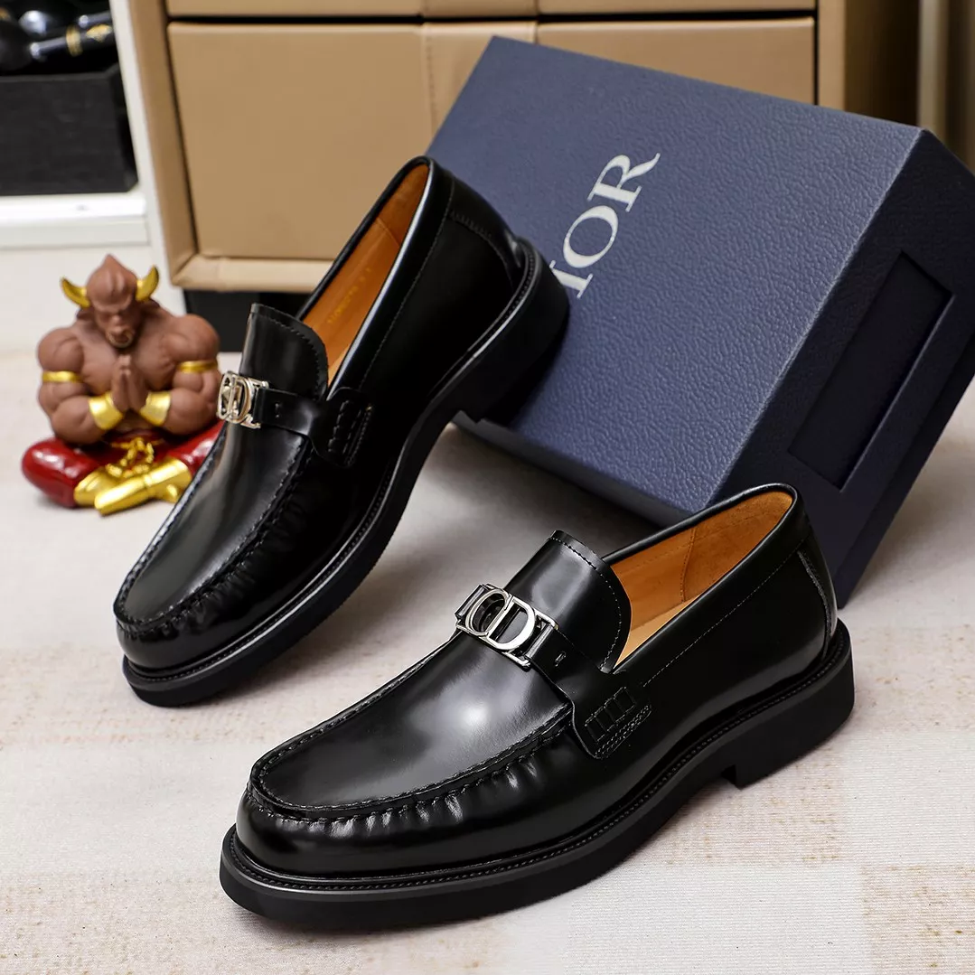 Christian Dior Leather Shoes For Men Flexible 798