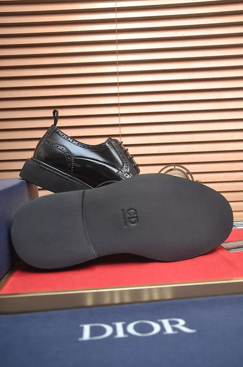 Christian Dior Leather Shoes For Men Minimalist 1150