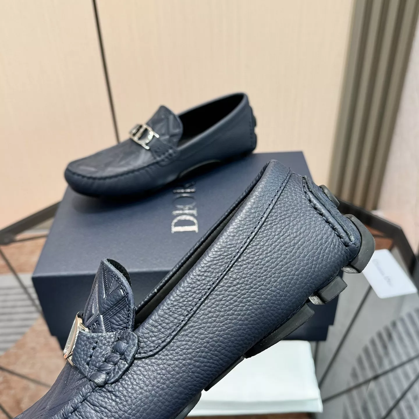 Christian Dior Leather Shoes For Men Practical 4187