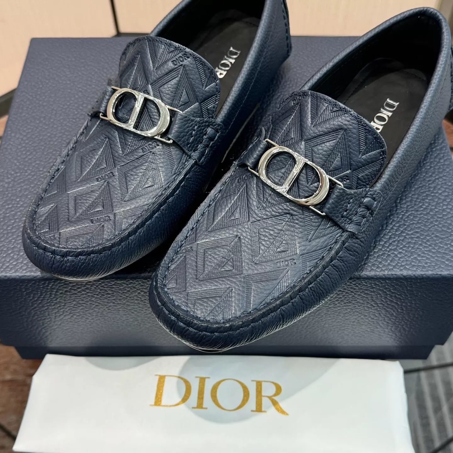 Christian Dior Leather Shoes For Men Practical 4187