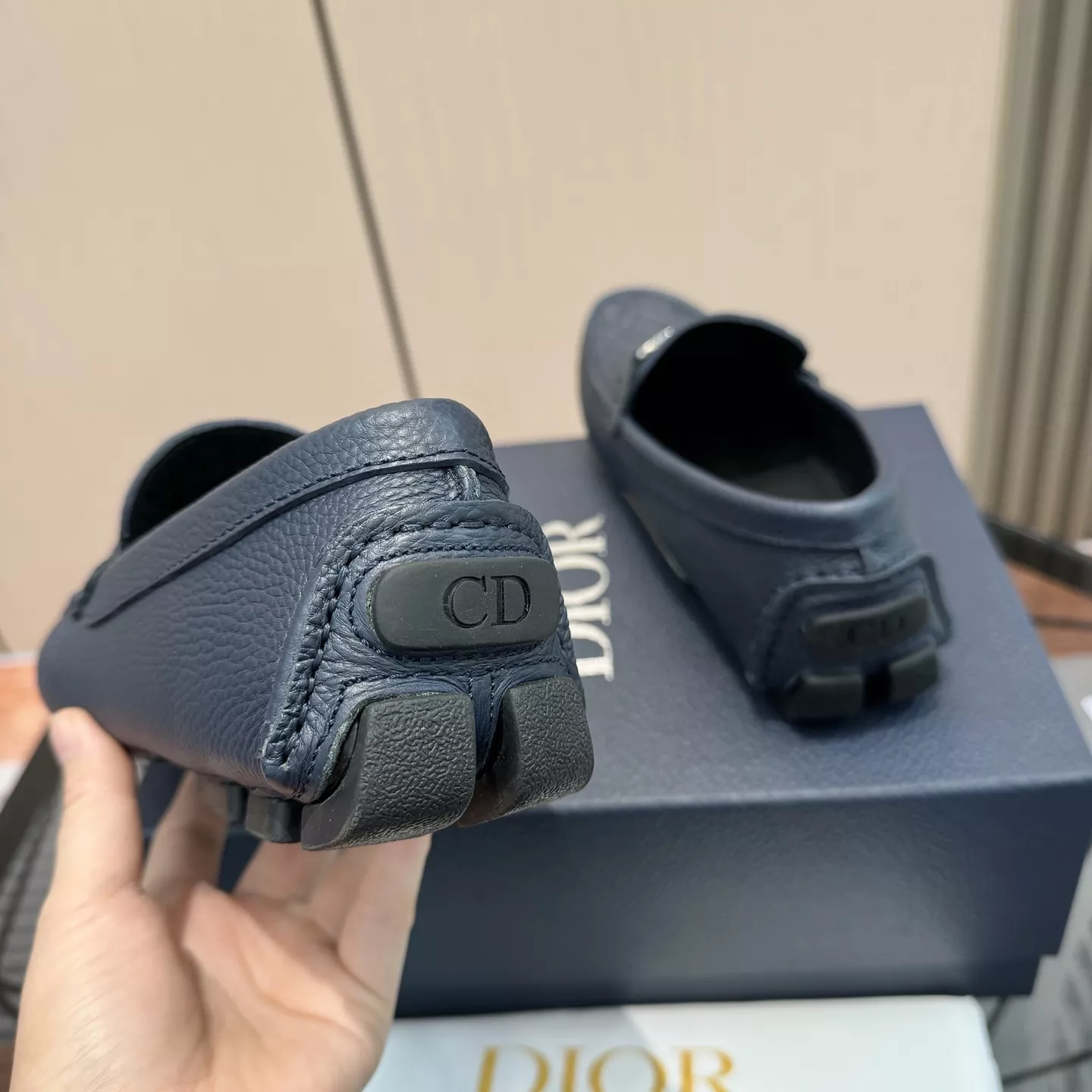 Christian Dior Leather Shoes For Men Practical 4187