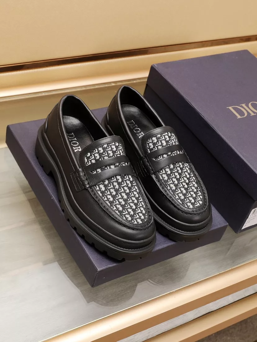 Christian Dior Leather Shoes For Men Refined 2897