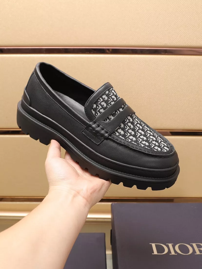 Christian Dior Leather Shoes For Men Refined 2897