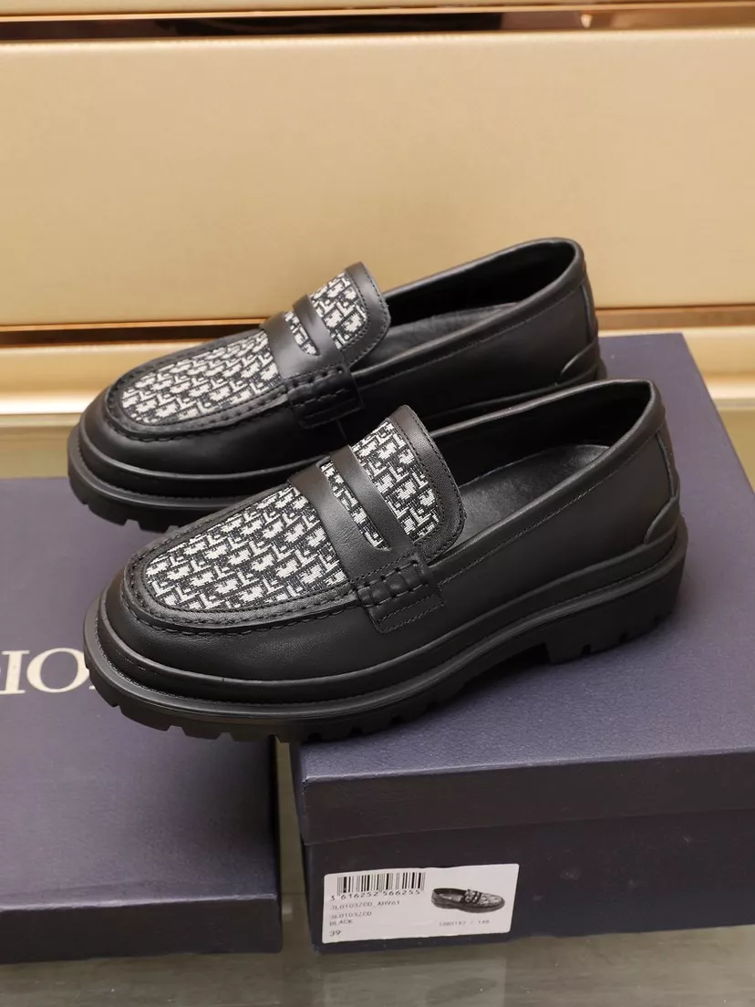 Christian Dior Leather Shoes For Men Refined 2897