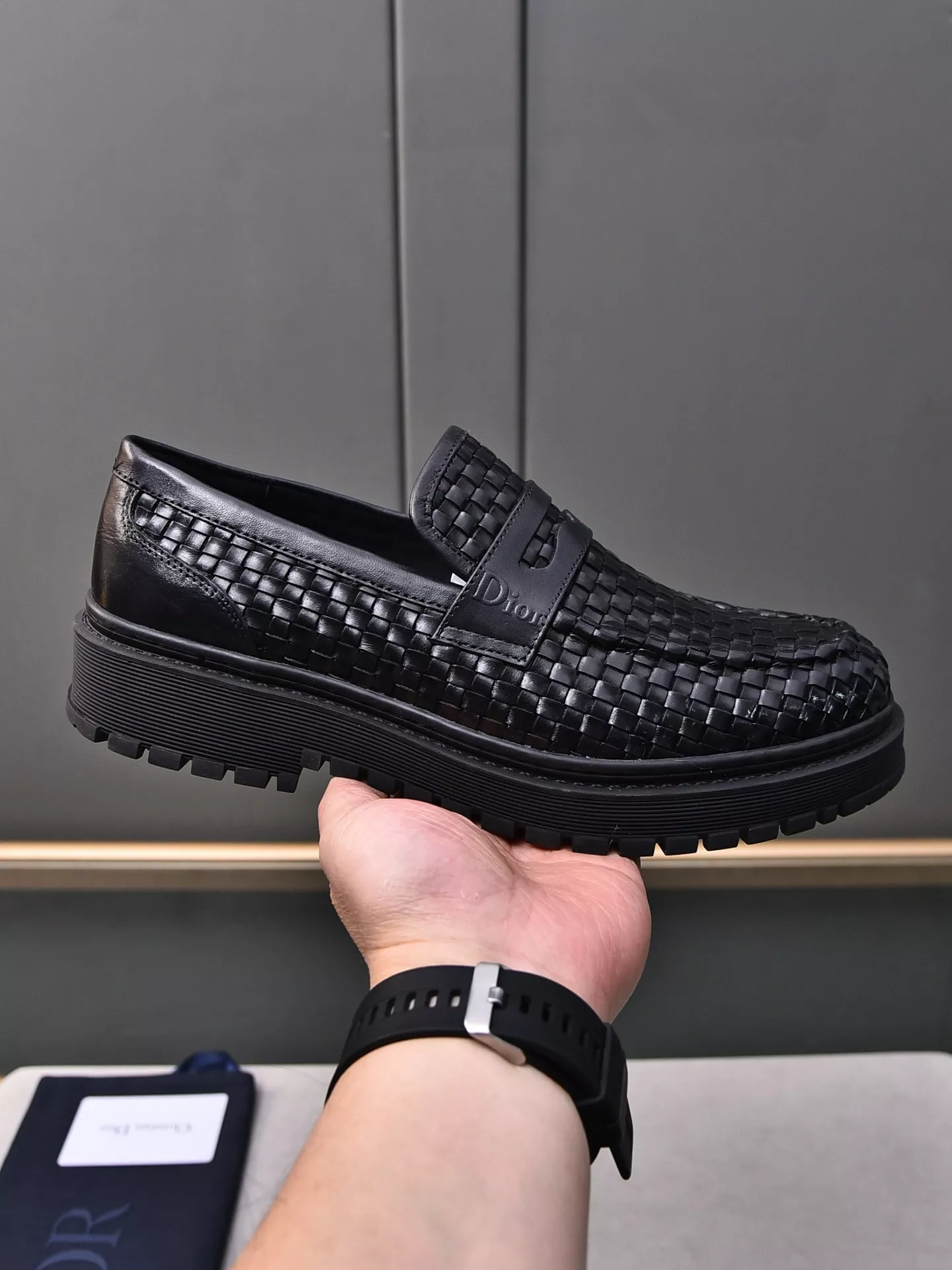 Christian Dior Leather Shoes For Men Refined 4329