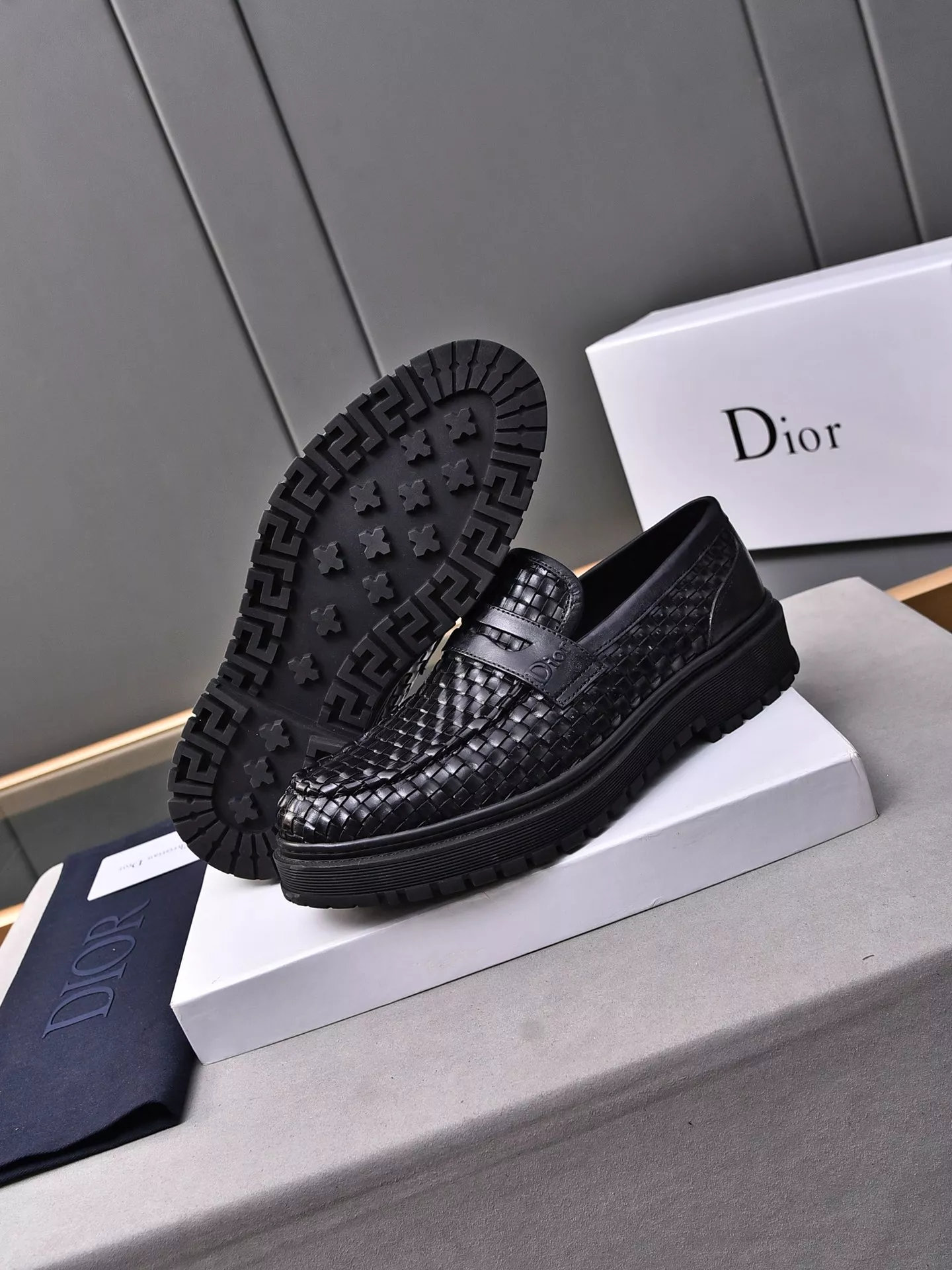 Christian Dior Leather Shoes For Men Refined 4329