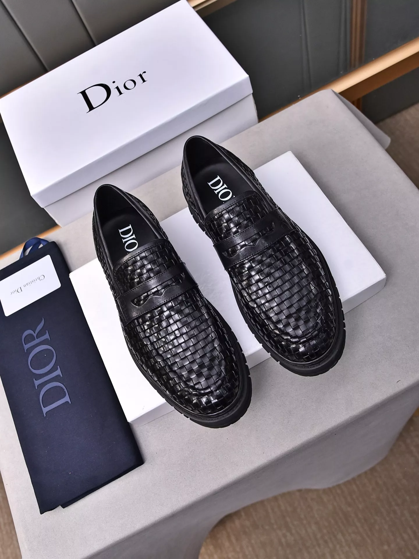 Christian Dior Leather Shoes For Men Refined 4329