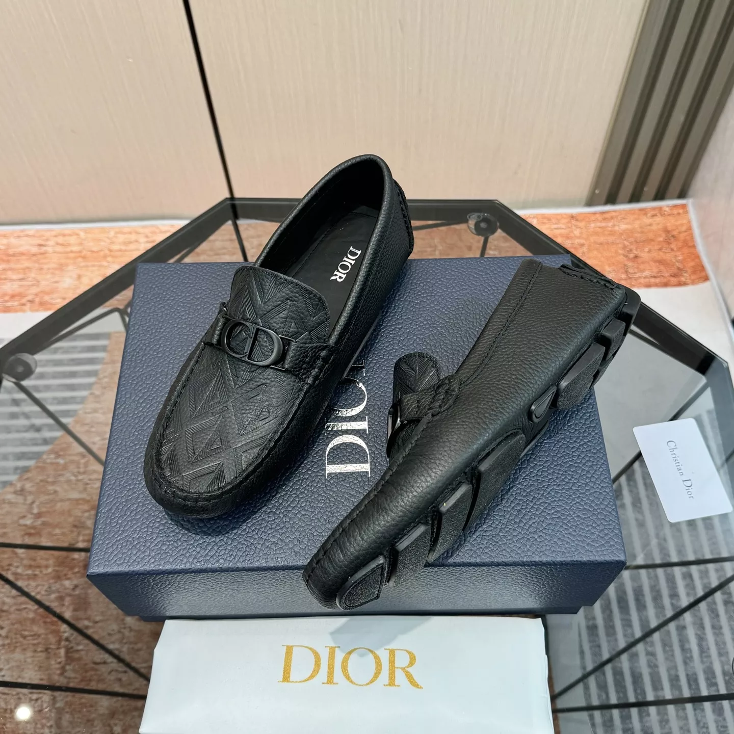 Christian Dior Leather Shoes For Men Refined 4642