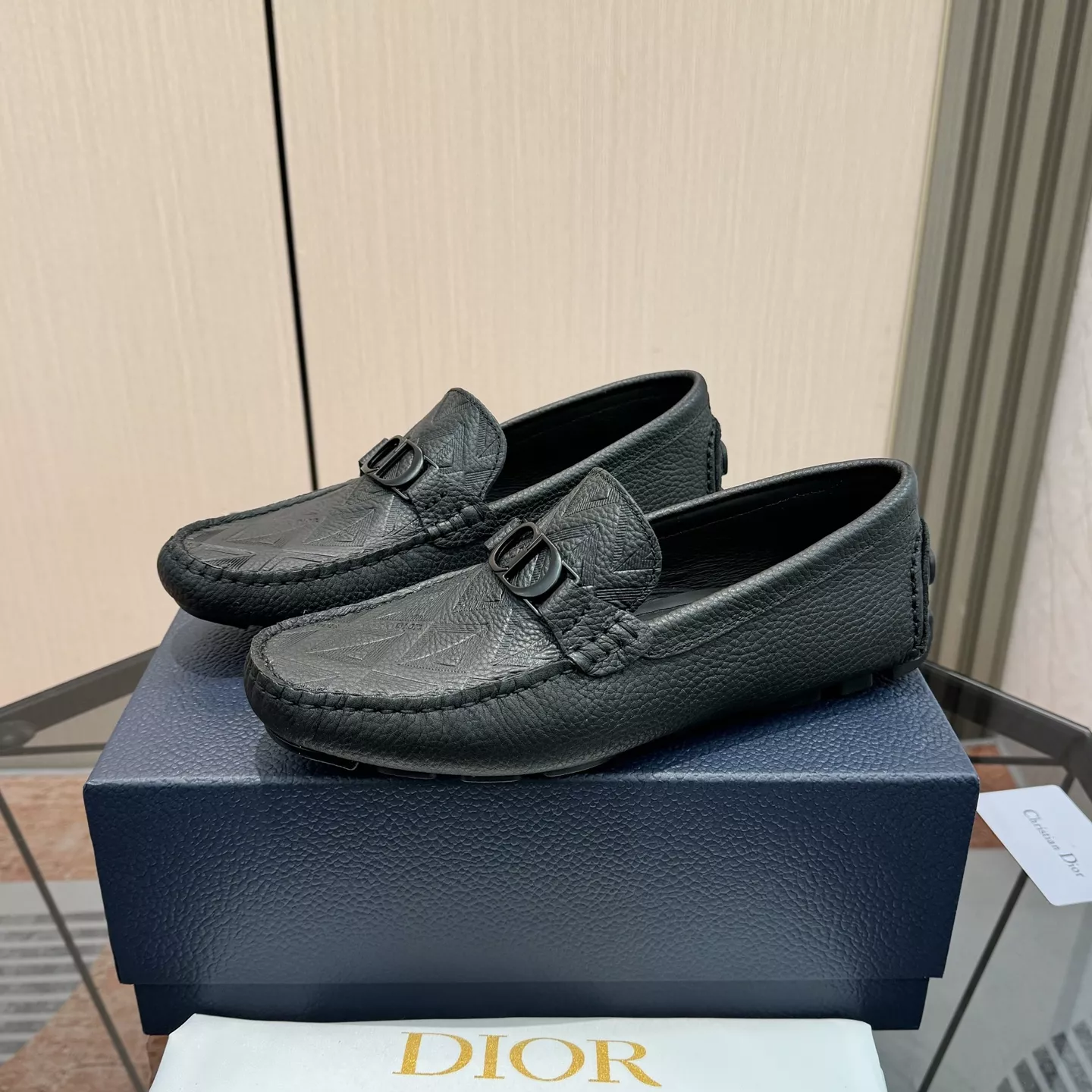 Christian Dior Leather Shoes For Men Refined 4642