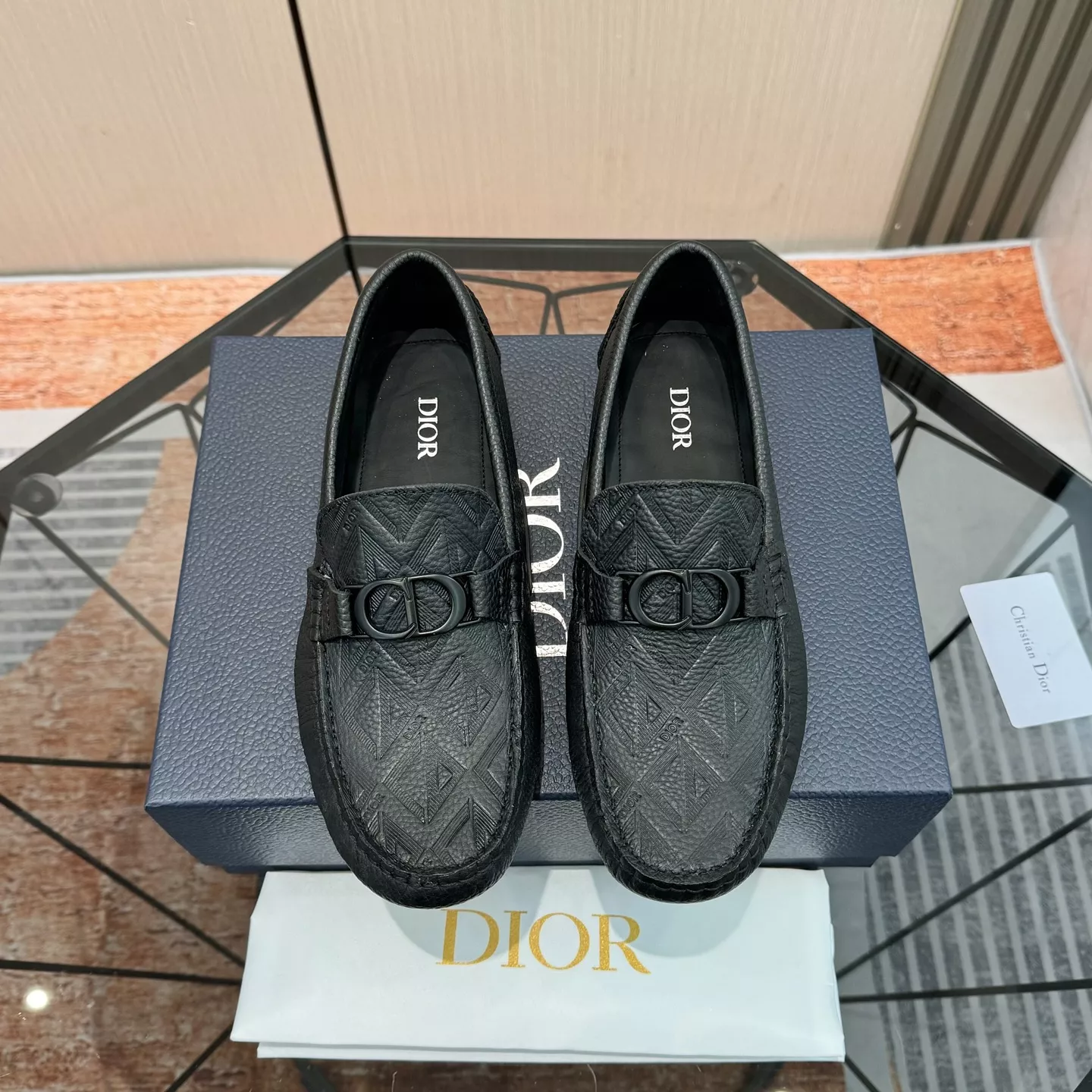 Christian Dior Leather Shoes For Men Refined 4642