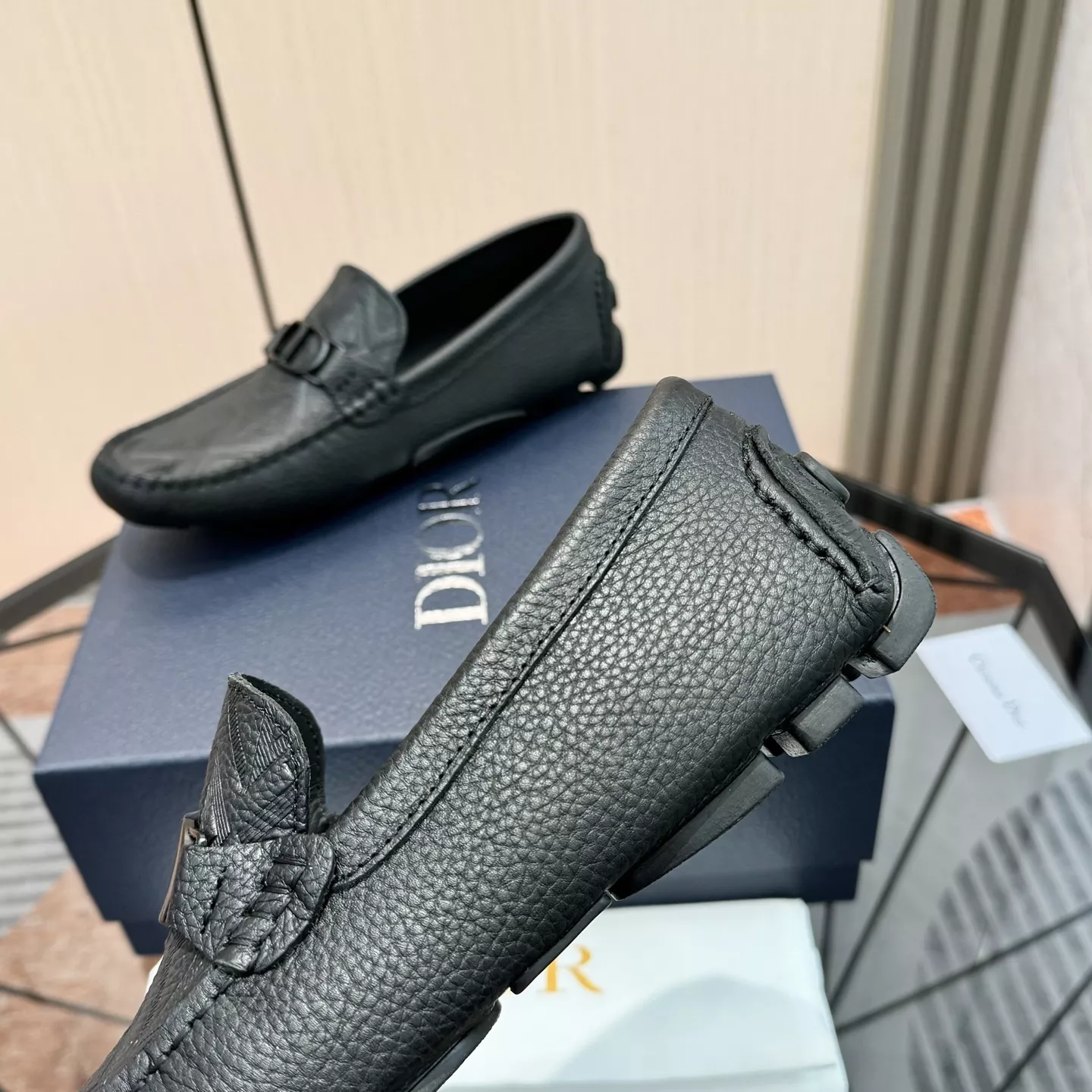 Christian Dior Leather Shoes For Men Refined 4642