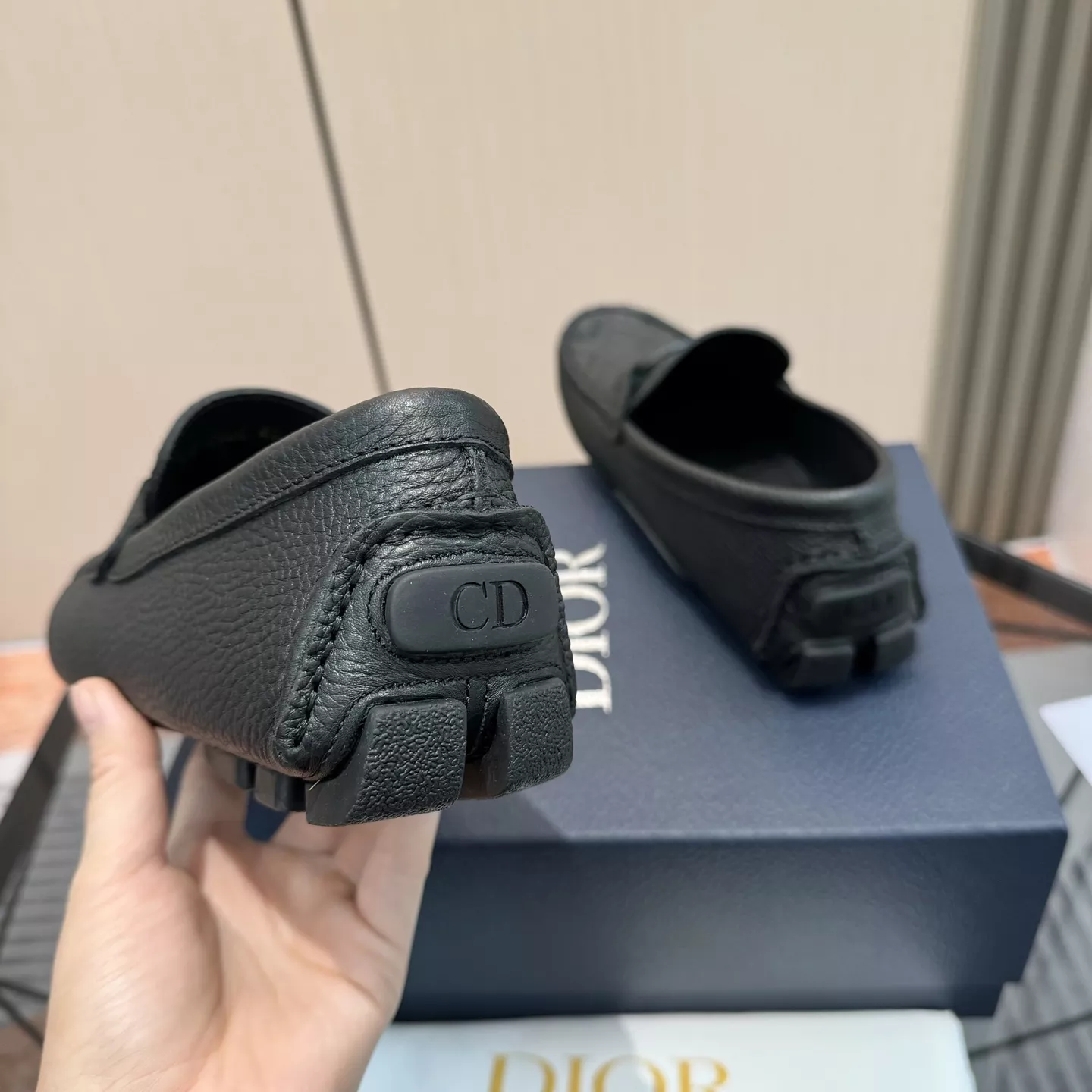 Christian Dior Leather Shoes For Men Refined 4642