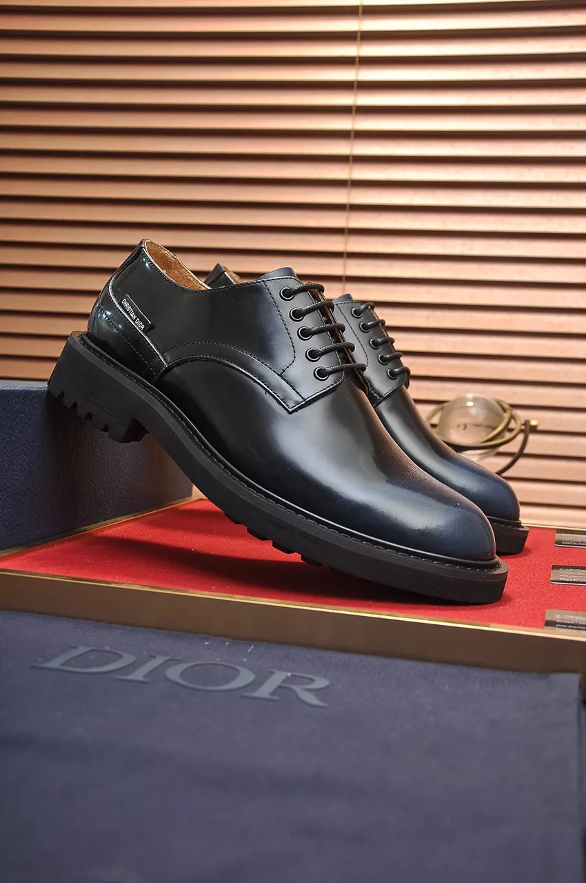 Christian Dior Leather Shoes For Men Resilient 1212